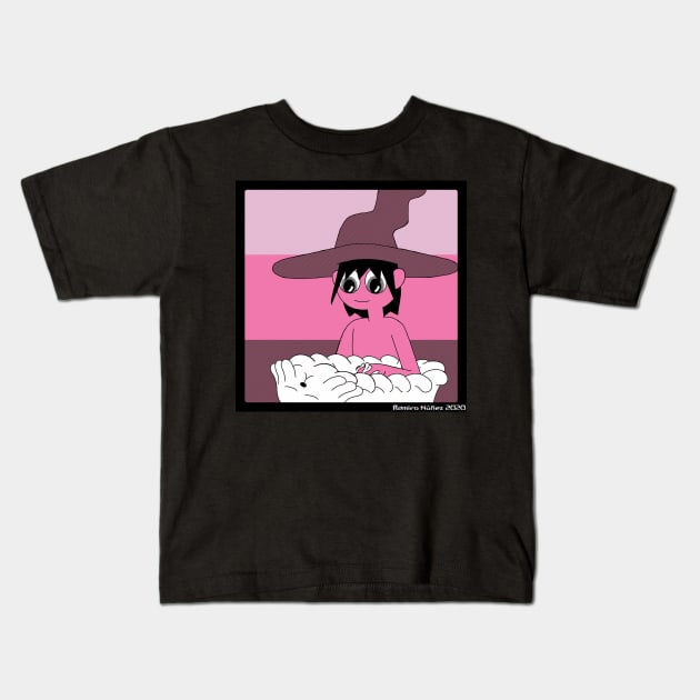 Clancy & Charlotte Kids T-Shirt by Rama.Rabbit